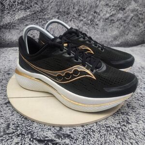 Saucony Endorphin Speed 3 Black/Goldstruck Running Shoes Women's Size 9 Wide